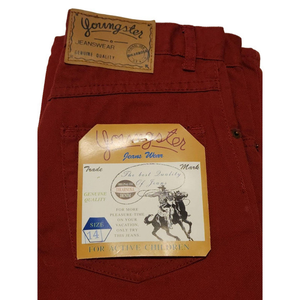 Youngster Jeanswear Jeans Wear Size 14 Red NWT Dikarnosa Denim Quality Show Ride